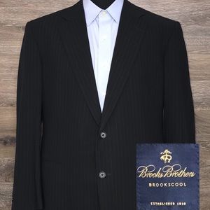 Brooks Brothers BrooksCool Black Blazer Sport Coat